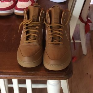 Nike Air Force ones wheat